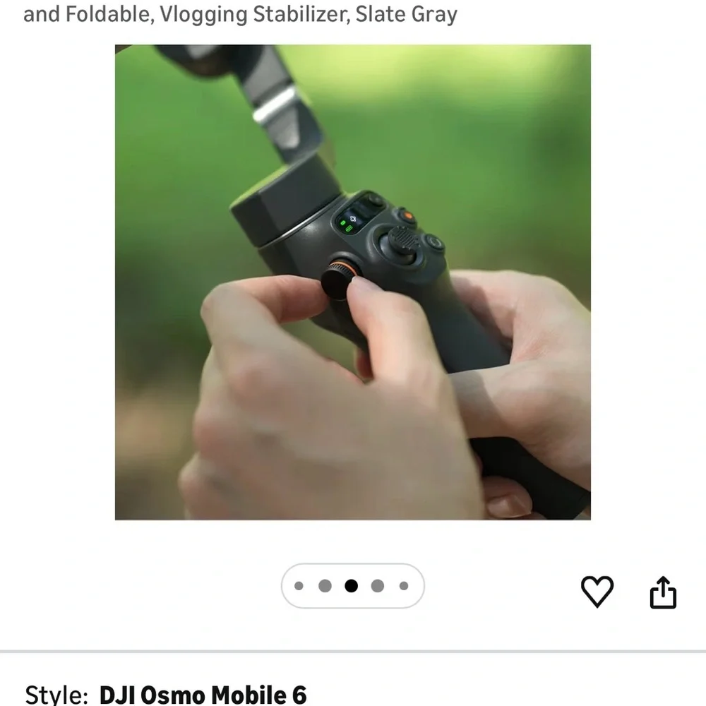 DJI OsmoMobile6GraySmartphoneStabilizer(withBag!!!! - Picture 5 of 15